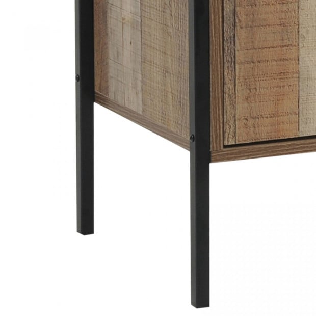 Mascot Wine Cabinet Drawer Chest Oak Colour Image 4