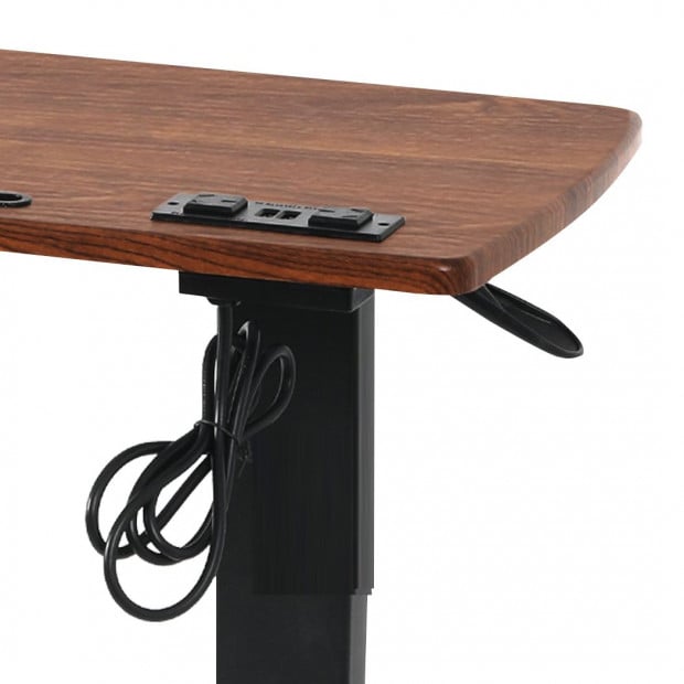 Adjustable Standing Desk Chargeable Office Computer Desktop Standup Image 6