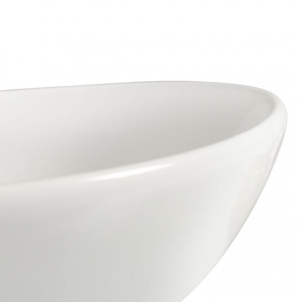 Ceramic Oval Basin Hand Wash Bowl Bathroom Sink Counter Top Vanity Image 6