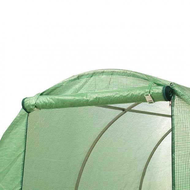Greenhouse Garden Shed Tunnel Plant Storage Cover Green House 4x2M Image 6