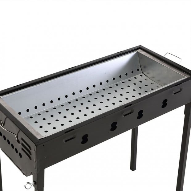 Foldable BBQ Charcoal Grill Protable Camping Barbecue Picnic Hibachi Image 6