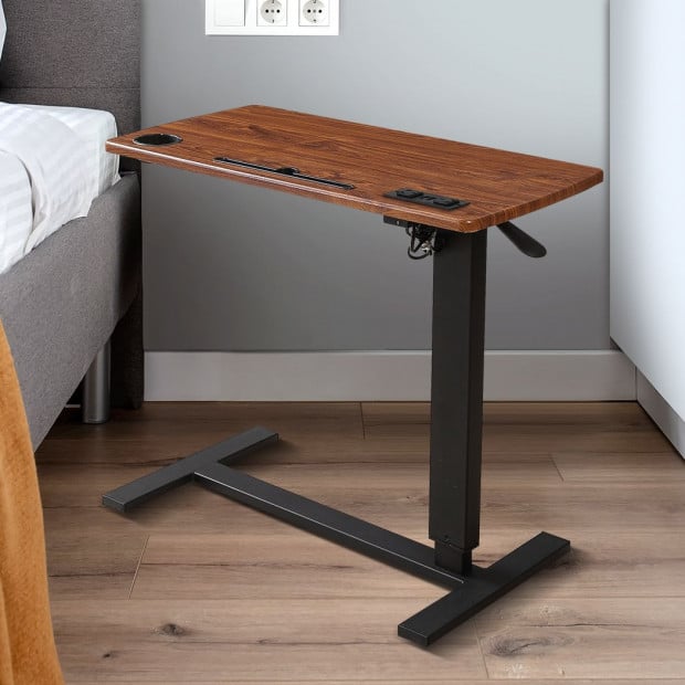Adjustable Standing Desk Chargeable Office Computer Desktop Standup Image 8