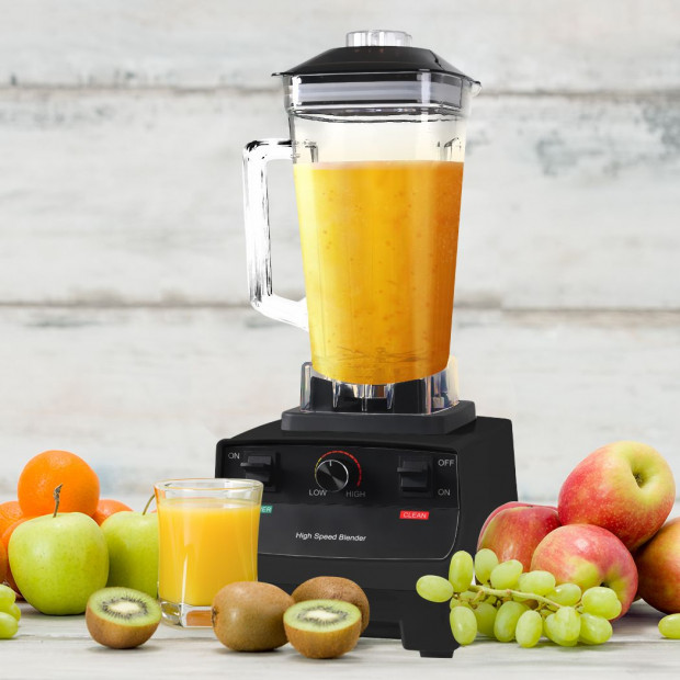 2L Commercial Blender Mixer Food Processor Juicer Smoothie Black Image 8