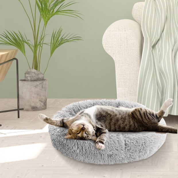 Pet Bed Dog Cat Beds Mattress Bedding Cushion Winter S Grey Image 8