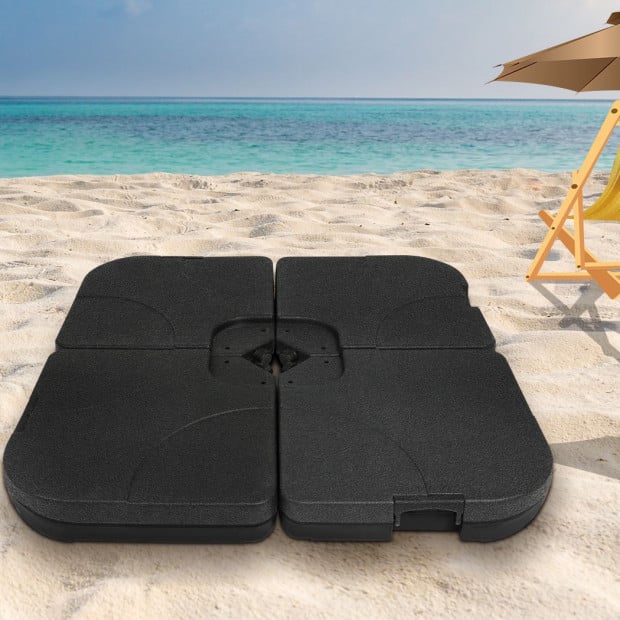 Outdoor Umbrella Base Stand Pod Weight Sun Sand Umbrellas Cantilever Image 8