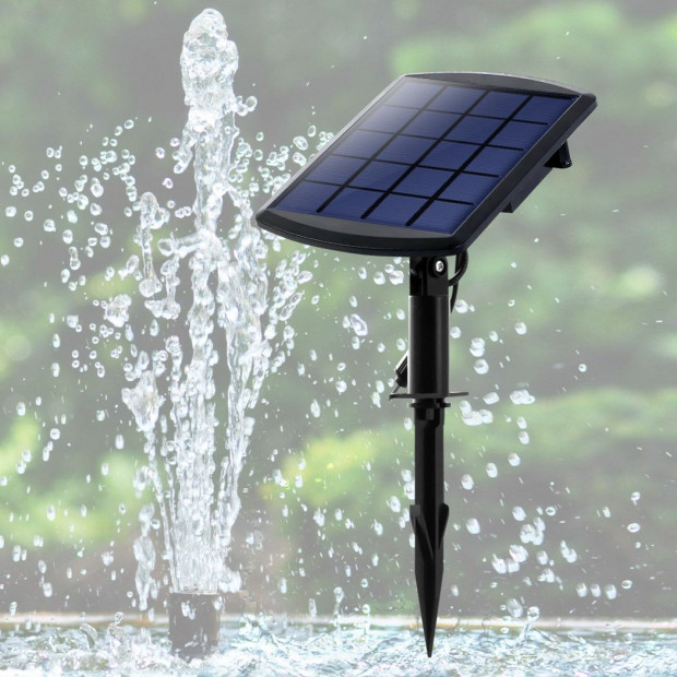 Solar Fountain Water Pump Kit Pool Submersible Outdoor Garden 1.8W Image 7