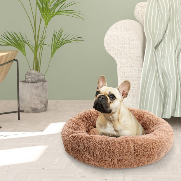 Pet Bed Mattress Dog Beds Cat Pad Mat Cushion Winter XXL Brown Image 8