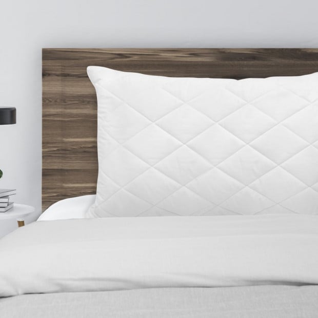 Luxury Bamboo Blend Quilted Pillow Single Pack Image 2