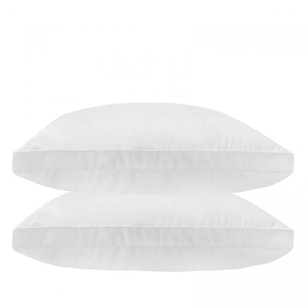 Bamboo Blend Gusset Pillow Twin Pack 4cm Image 3