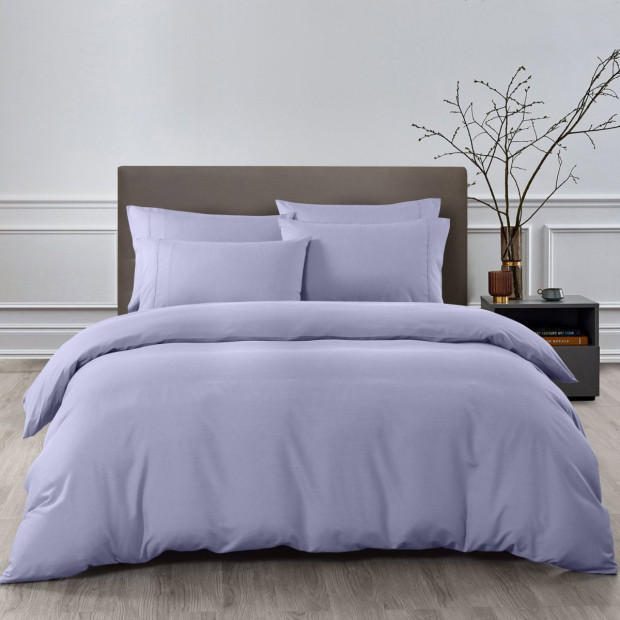 2000TC 6 Piece Bamboo Sheet & Quilt Cover Set King - Grey