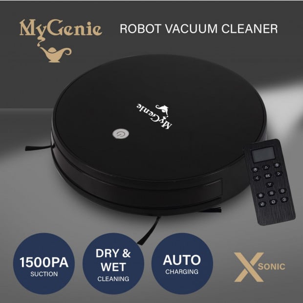 Robotic Vacuum Cleaner Carpet Floors Dry Wet Mopping Auto Robot