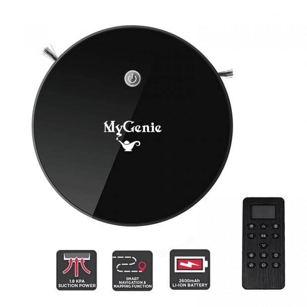 Robotic Vacuum Cleaner Carpet Floors Dry Wet Mopping Auto Robot Image 2