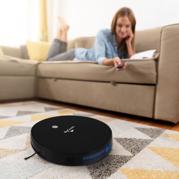 Robotic Vacuum Cleaner Carpet Floors Dry Wet Mopping Auto Robot Image 7