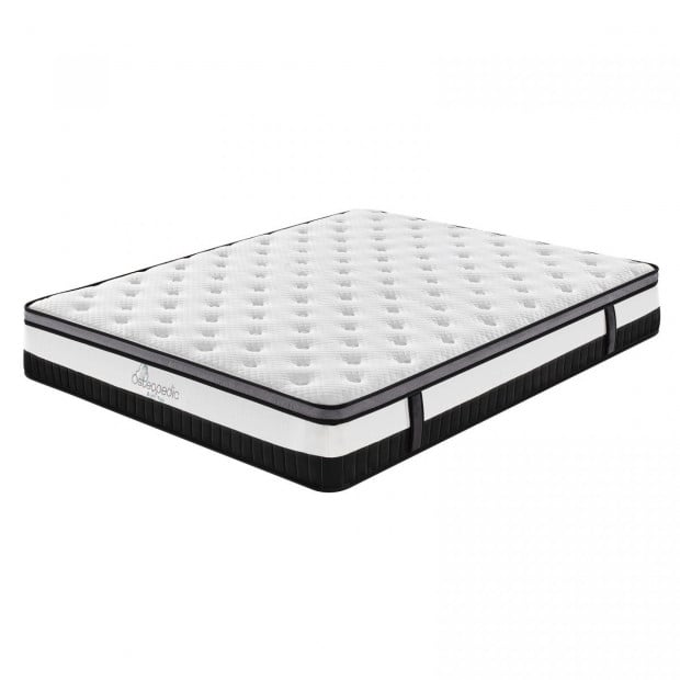 Osteopedic Euro Top Mattress Pocket Spring Medium 30CM King Single