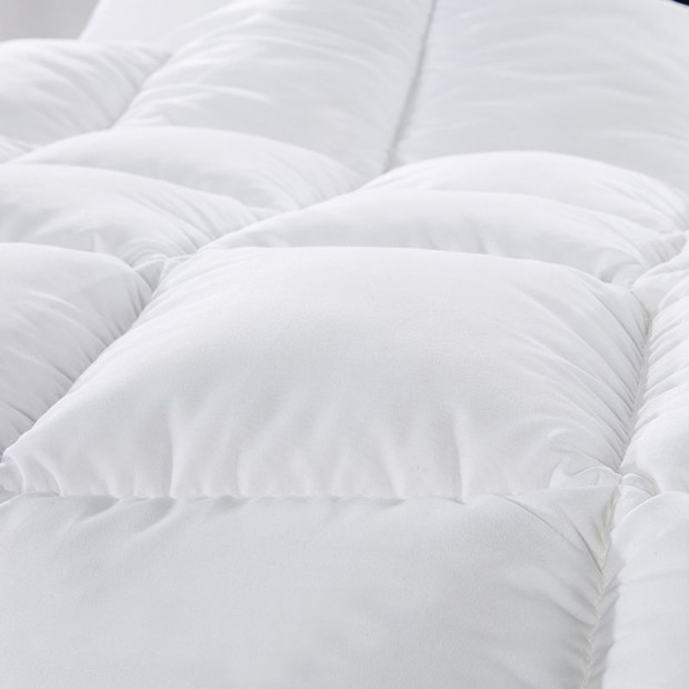 500GSM Soft Goose Feather Down Quilt Duvet Doona- King Single - White Image 2