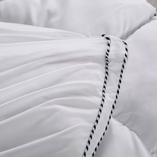 1000GSM Luxury Bamboo Fabric Gusset Mattress Topper Cover Double White Image 7