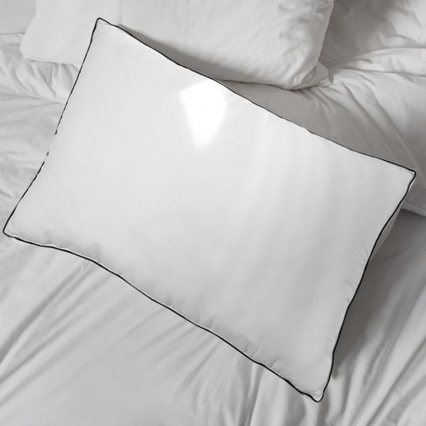 Silk Blend Pillow Hypoallergenic Gusset Cotton Cover Single Pack Image 10