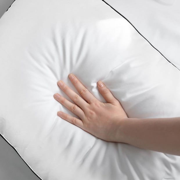 Silk Blend Pillow Hypoallergenic Gusset Cotton Cover Single Pack Image 6