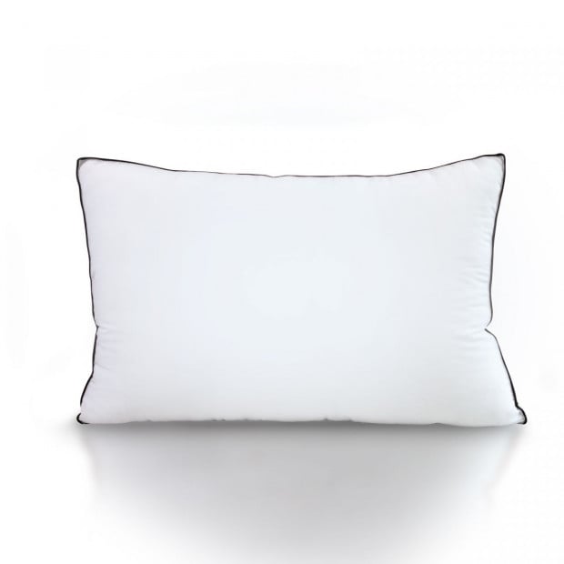 Silk Blend Pillow Hypoallergenic Gusset Cotton Cover Twin Pack Image 2