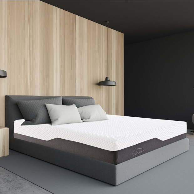 Memory Foam Luxe Hybrid Mattress Cool Gel 25cm Depth Queen Image 2