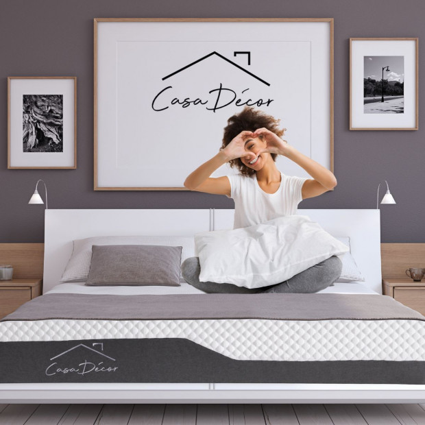 Memory Foam Luxe Hybrid Mattress Cool Gel 25cm Depth Queen Image 5