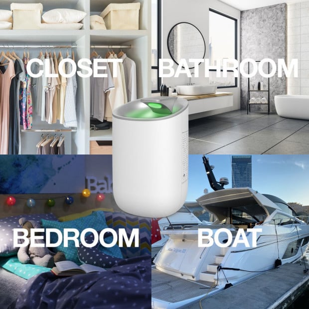600ML Smart Touch X3 Dehumidifier Portable Electric Office Home White Image 10