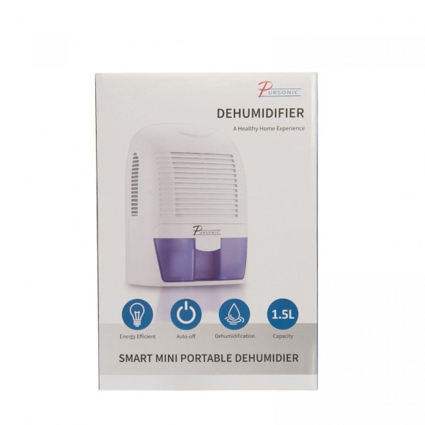 1500ML Clean Air Max Dehumidifier Portable Electric Office Home White Image 10