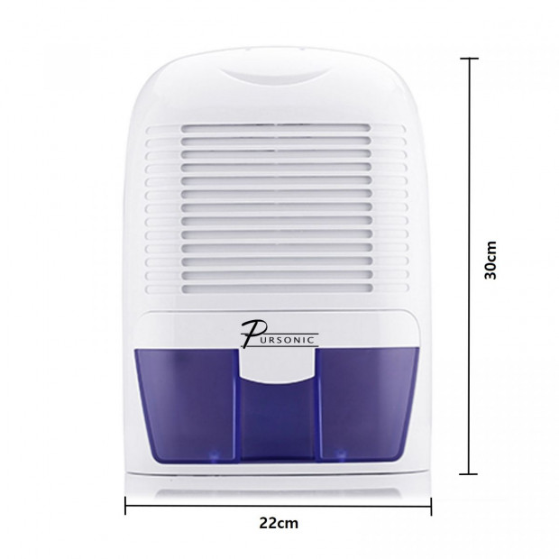 1500ML Clean Air Max Dehumidifier Portable Electric Office Home White Image 3