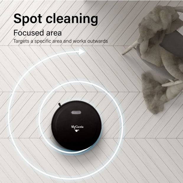 MyGenie Smart Robotic Vacuum Cleaner App Carpet Floors Auto Robot Image 6
