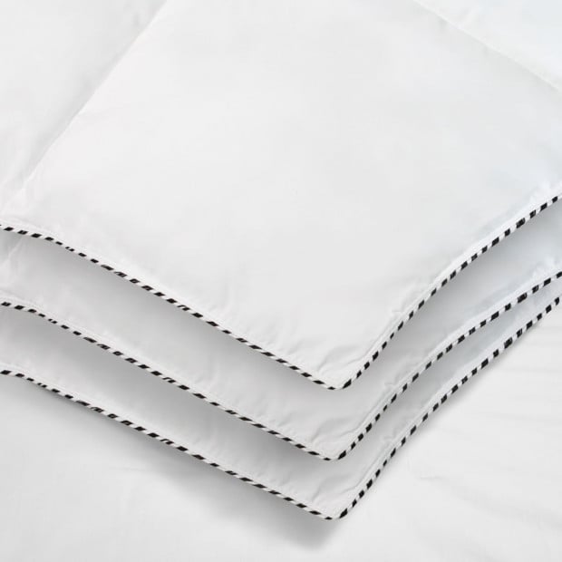 Bamboo Blend Quilt 250GSM Luxury Doona Duvet 100% Cotton Cover - Queen Image 6