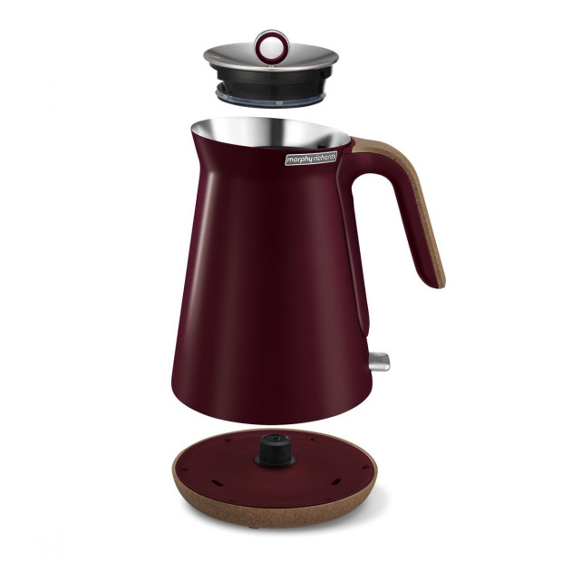 Morphy Richards 1.5L Aspect Kettle Maroon & Cork