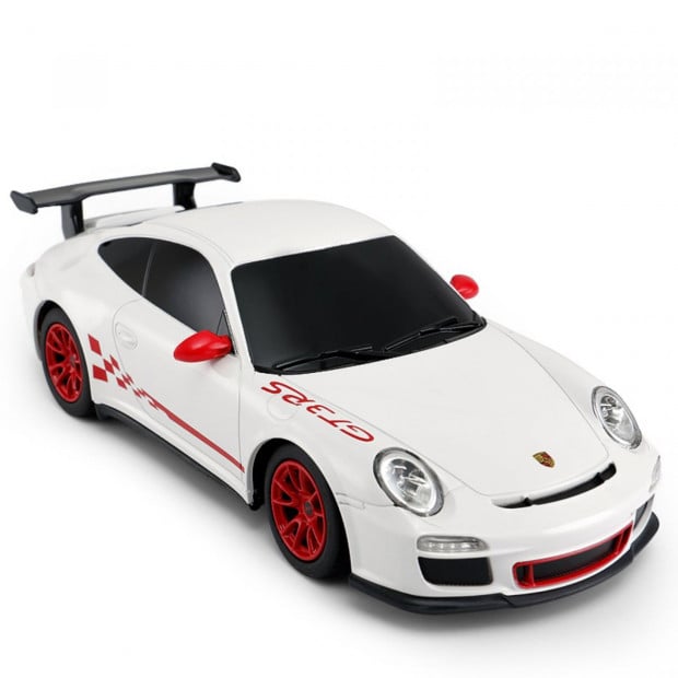 Remote Control Porsche GT3 RS 1:24 Scale White Sports Car Image 2