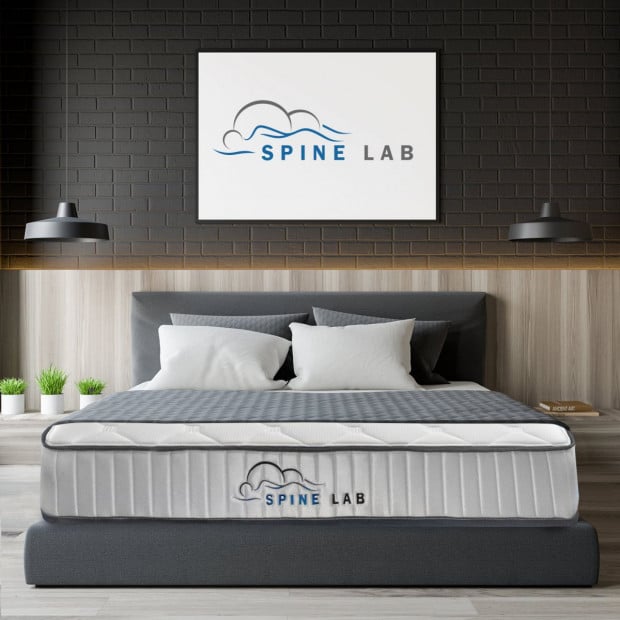 Spine-Lab Mattress 5 Zone 21cm Medium Firm Foam - Single - White Image 4