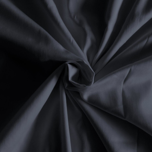 1000 Thread Cotton Quilt Cover Pillowcases Set - Queen - Charcoal Image 4