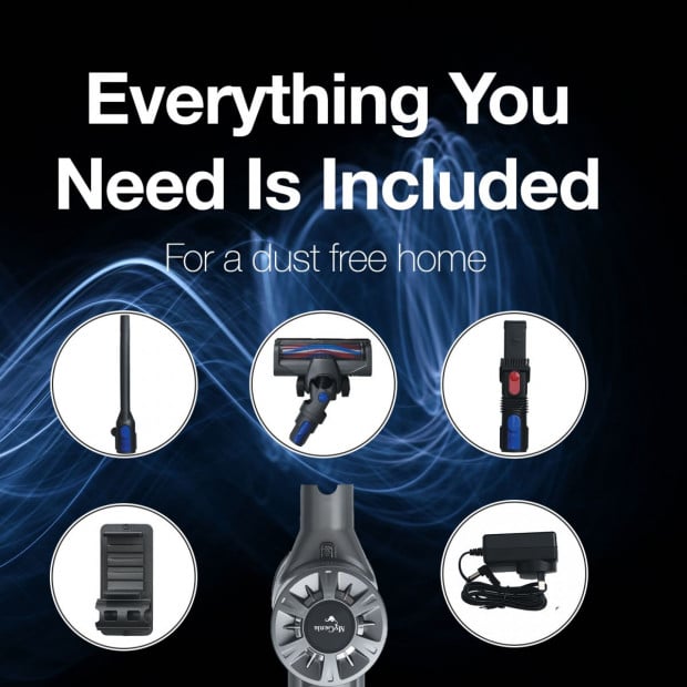 Handheld Cordless Stick Handstick Vacuum Bagless Rechargeable - Blue Image 2