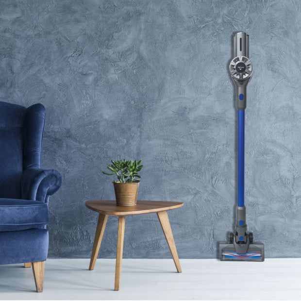 Handheld Cordless Stick Handstick Vacuum Bagless Rechargeable - Blue Image 7