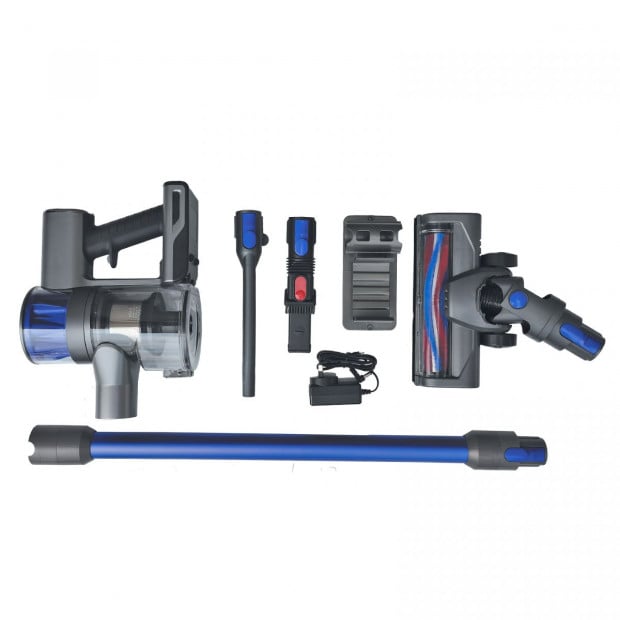 Handheld Cordless Stick Handstick Vacuum Bagless Rechargeable - Blue Image 8