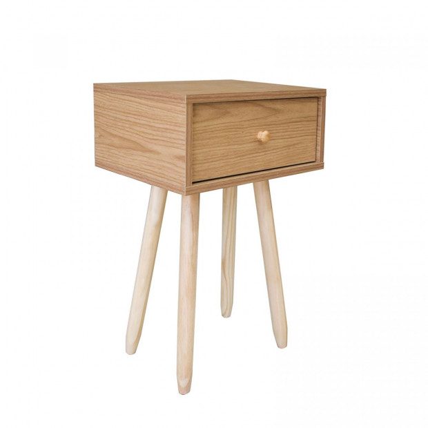 Bedside Table Kirrawee Drawers Nightstand Unit Cabinet Storage Image 5