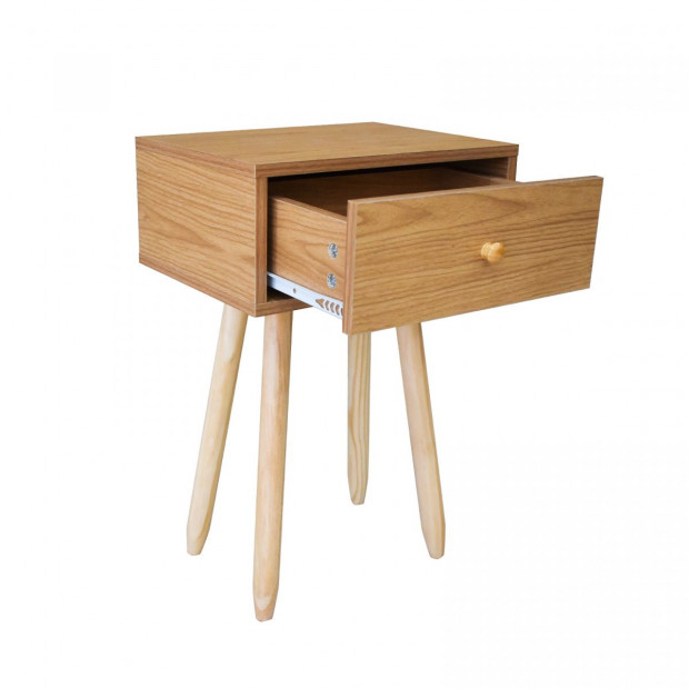 Bedside Table Kirrawee Drawers Nightstand Unit Cabinet Storage Image 7