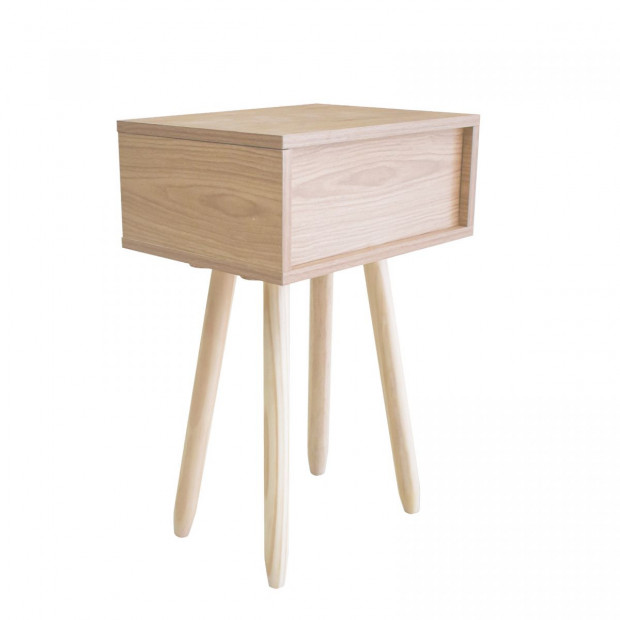 Bedside Table Kirrawee Drawers Nightstand Unit Cabinet Storage Image 8