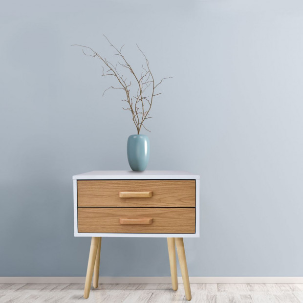 Bedside Table Bronte Drawers Nightstand Unit Cabinet Storage Image 3