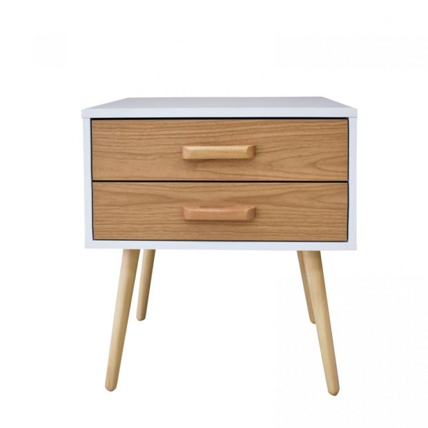 Bedside Table Bronte Drawers Nightstand Unit Cabinet Storage Image 5
