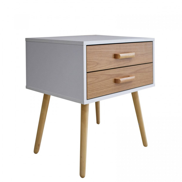 Bedside Table Bronte Drawers Nightstand Unit Cabinet Storage Image 6