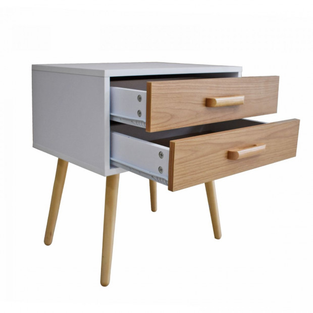 Bedside Table Bronte Drawers Nightstand Unit Cabinet Storage Image 7