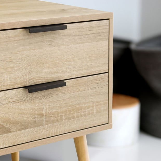 Bedside Table Paddington Drawers Nightstand Unit Cabinet Storage Image 4