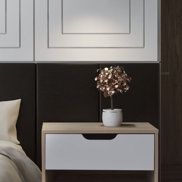 Bedside Table Manly Drawers Nightstand Unit Cabinet Storage Image 4