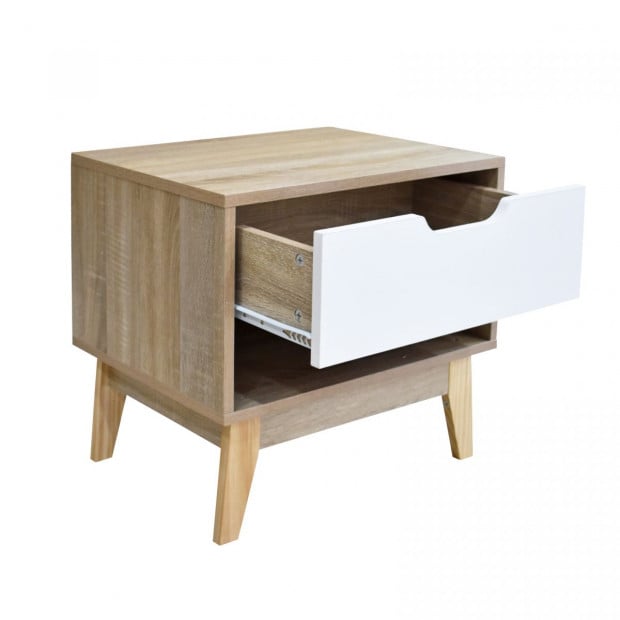 Bedside Table Manly Drawers Nightstand Unit Cabinet Storage Image 7