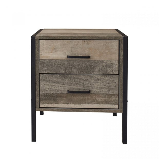 Bedside Table Palm Beach Drawers Nightstand Unit Cabinet Storage Image 4