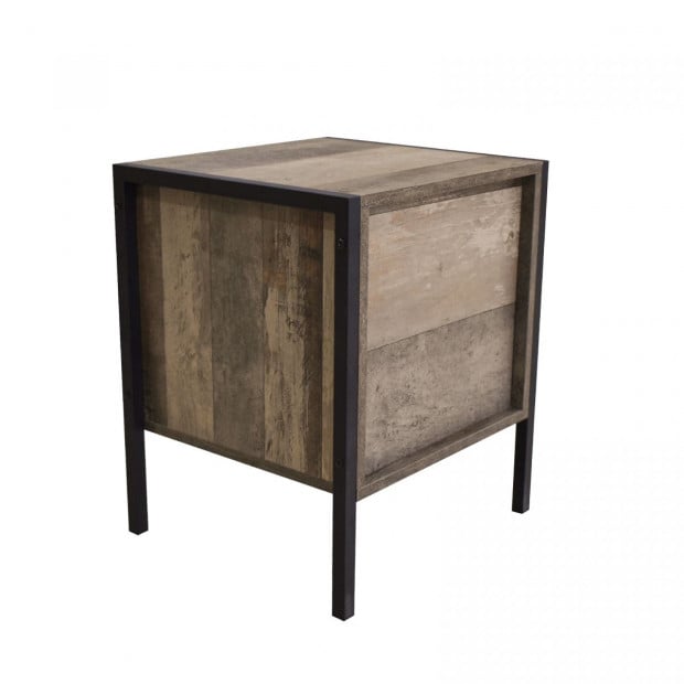 Bedside Table Palm Beach Drawers Nightstand Unit Cabinet Storage Image 7
