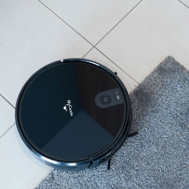 Wifi Pro Robotic Vacuuum Cleaner Carpet Wet Dry Mopping Black Image 9